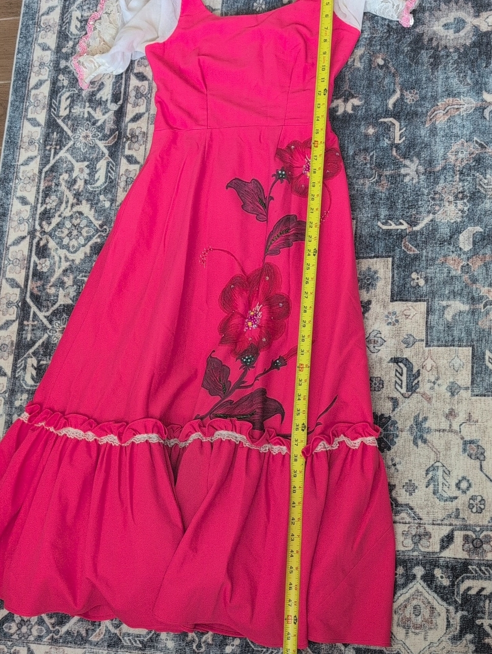 Vintage Handmade Prairie Cottage Dress - Picture 15 of 16